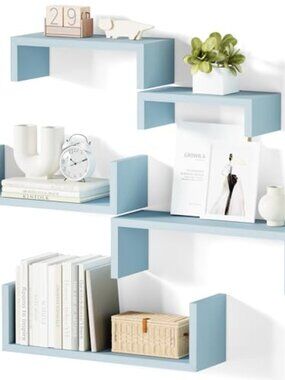 New Floating Shelves for Wall, Wall Shelves for Bathroom, Bedroom, Living Room